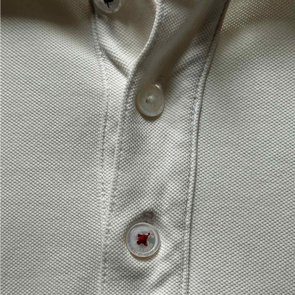 Moncler Classic White Polo Shirt - Picture 4 of 12
